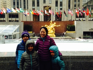 The Rockefeller Ice Rink that we did not skate on